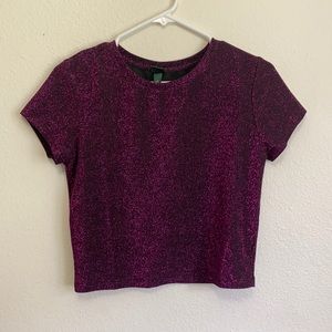 Sparkly Crop Top